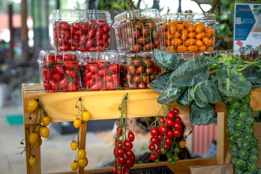 Freshly harvested tomatoes