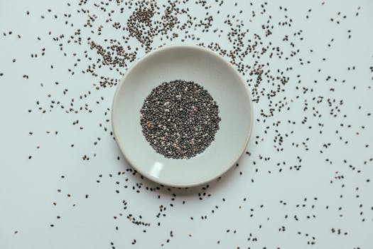 drying seeds on a plate